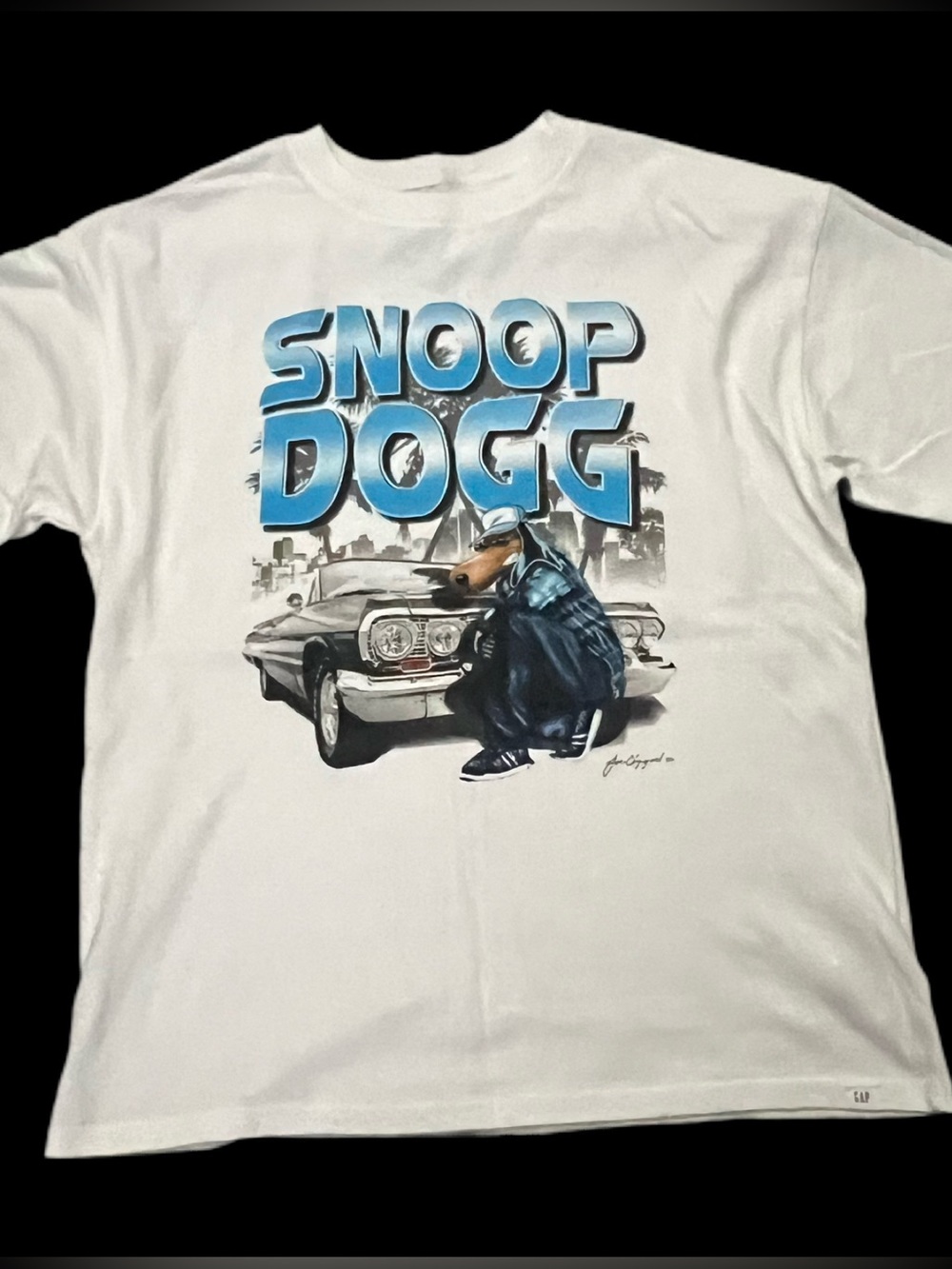 NWT GAP kids White Graphic Snoop Dogg tee
